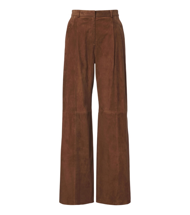 Photo: Arma Dena pleated suede wide-leg pants