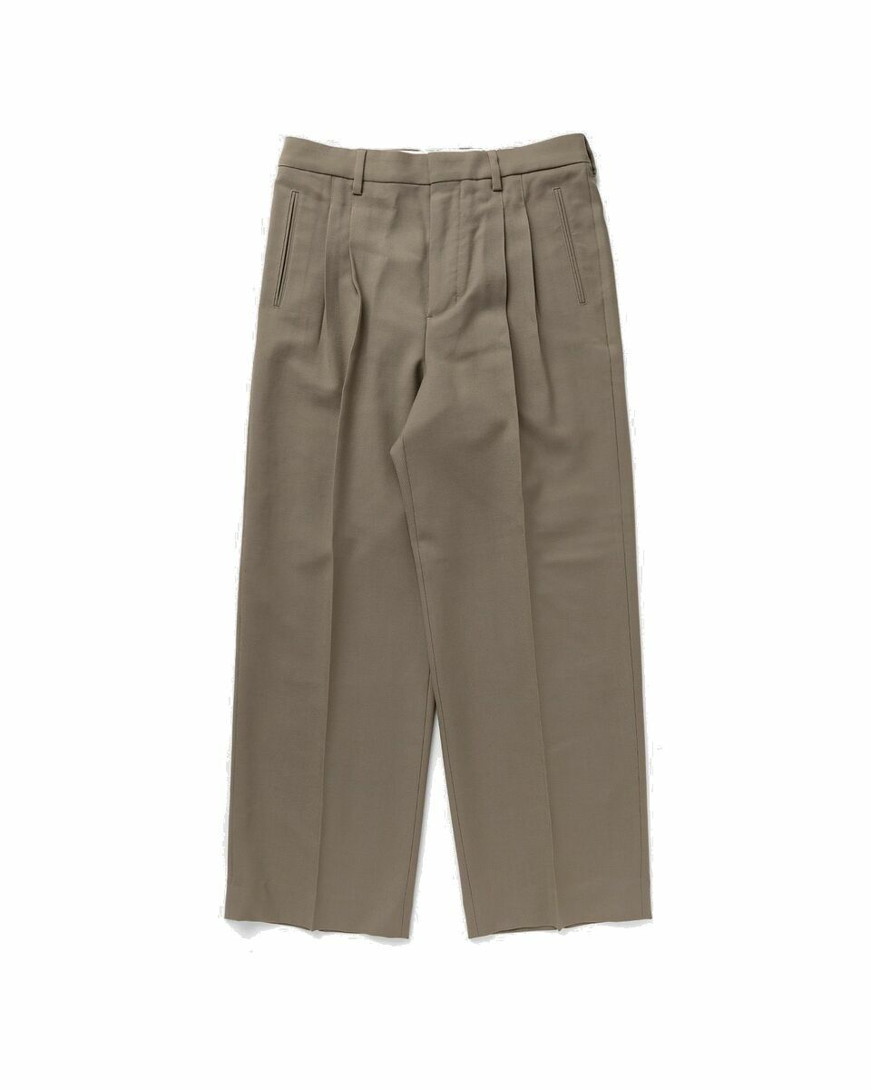 Photo: Ami Paris Straight Fit Trousers Brown - Mens - Casual Pants