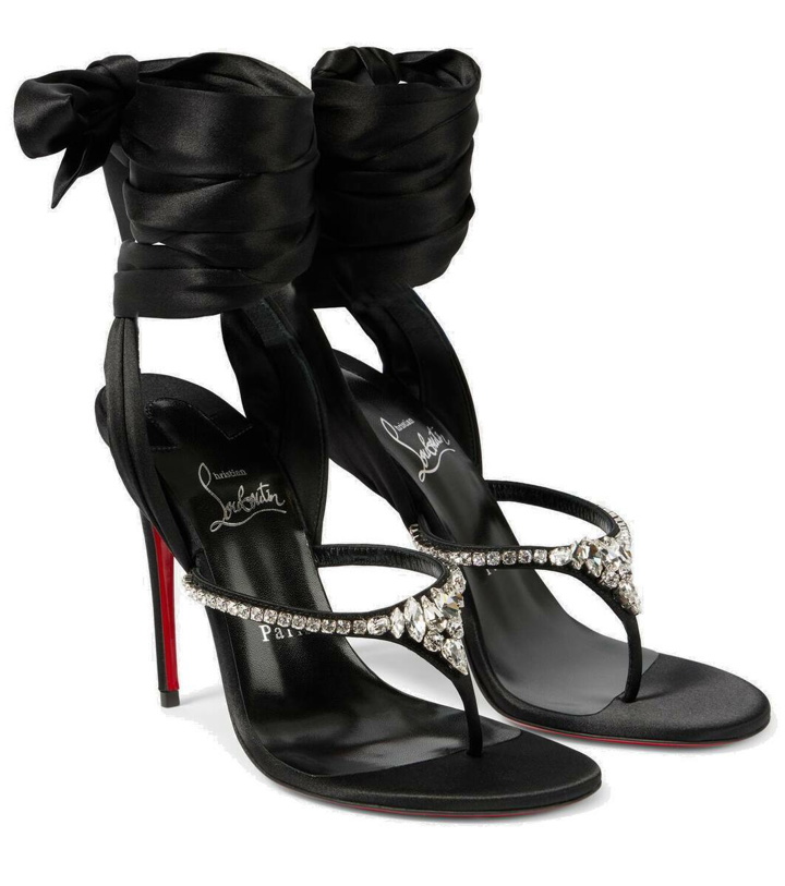 Photo: Christian Louboutin Just Queen Du Desert embellished sandals