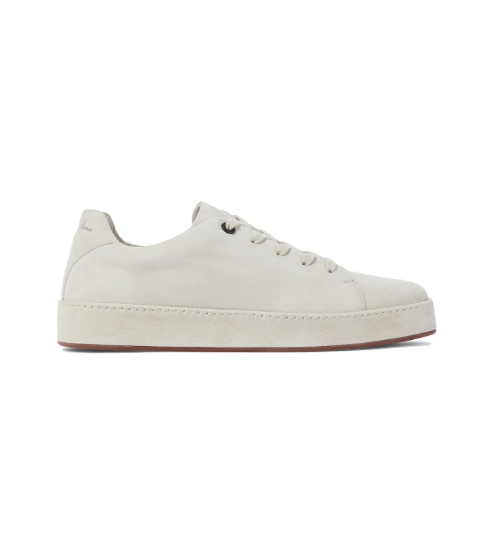 Photo: Loro Piana - Nuages suede sneakers