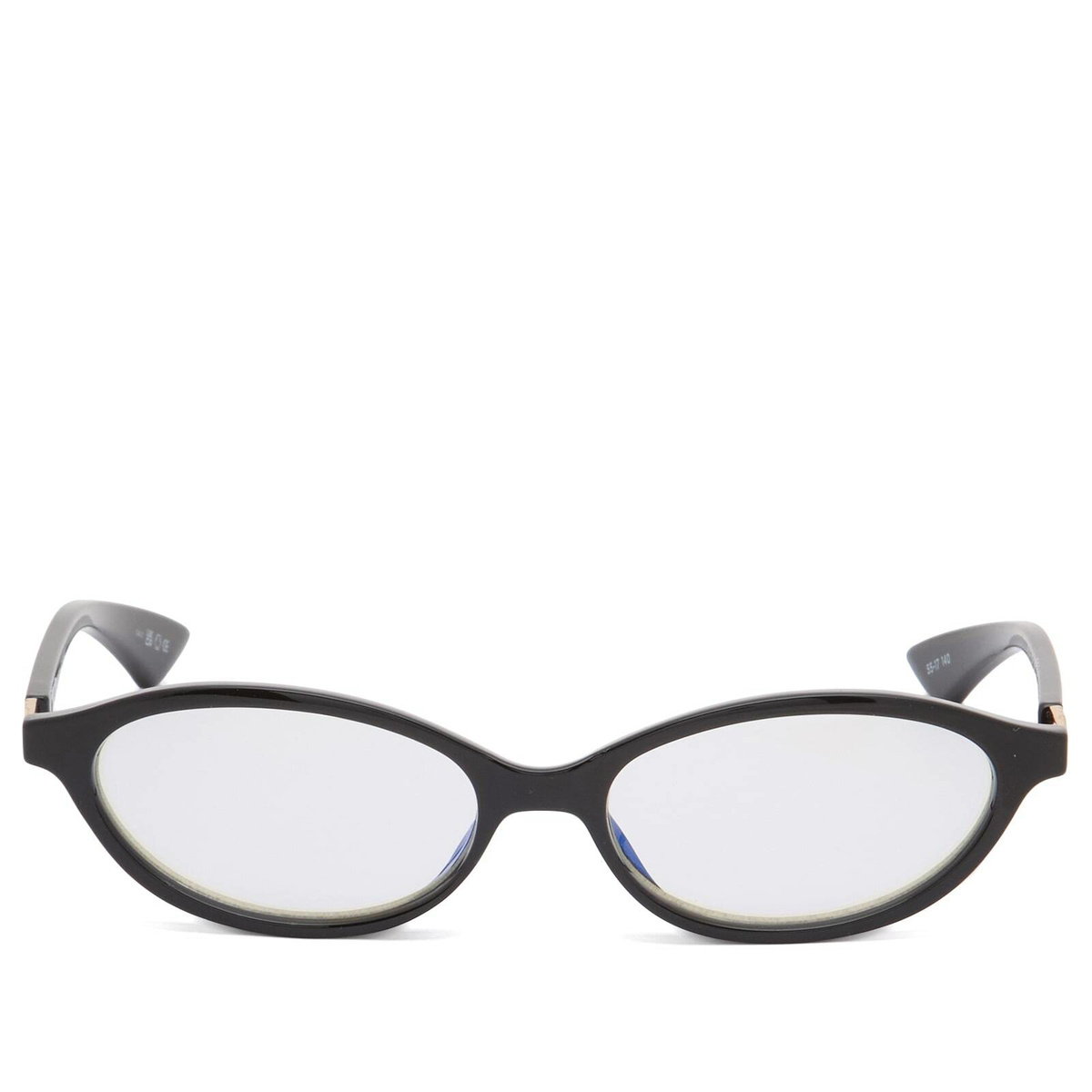 Le Specs Duskfall Blue Light Optical Glasses in Black/Blue Light Lens 