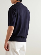 Auralee - Cotton Polo Shirt - Black