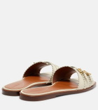 Zimmermann Goldie leather slides