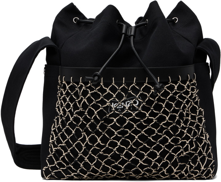 Photo: Kenzo Black Kenzo Paris 'KENZOAMA' Bag