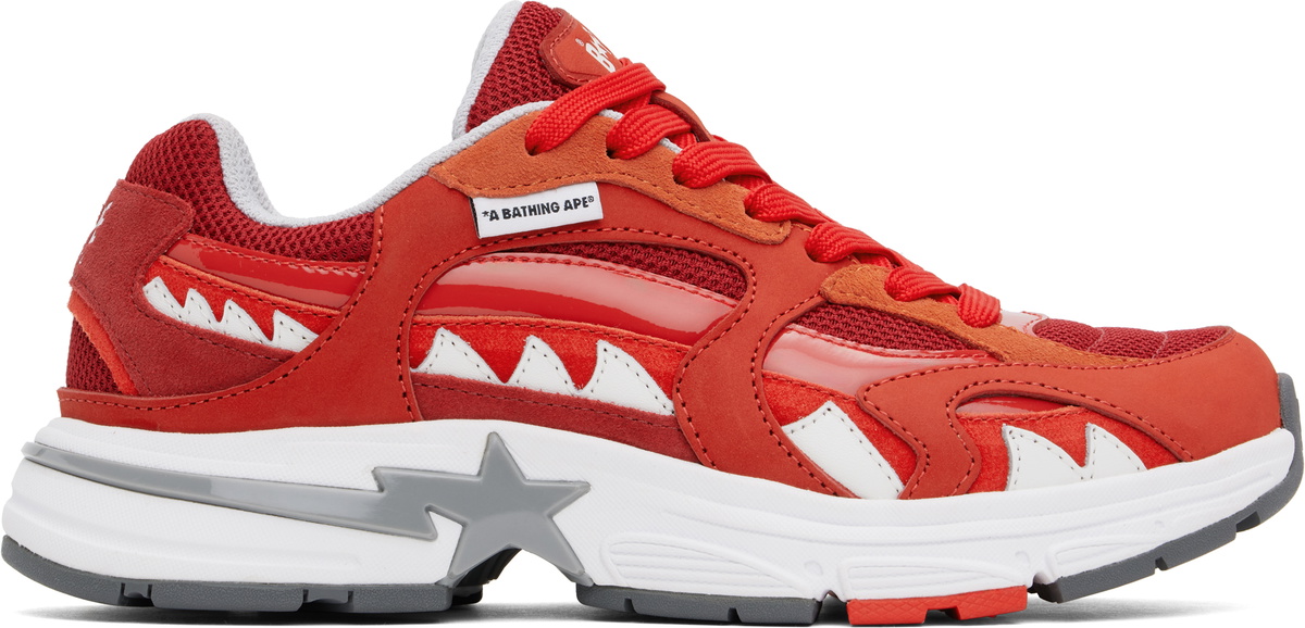 BAPE Red Shark STA Korea M1 Sneakers A Bathing Ape