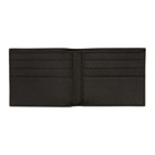 Dolce and Gabbana Black and Gold Logo Tape Bifold Wallet