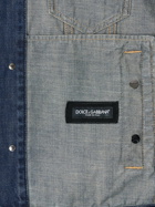 DOLCE & GABBANA - Washed Stretch Cotton Denim Jacket