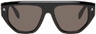Alexander McQueen Black Shield Sunglasses