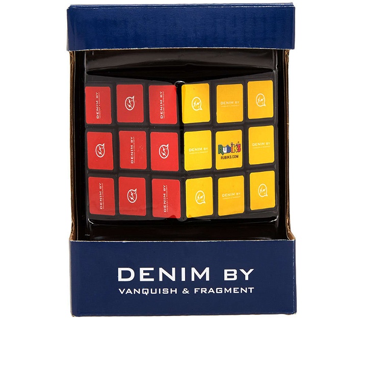 Photo: Denim by Vanquish & Fragment Rubiks Cube