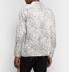 Needles - Camp-Collar Printed Sateen Shirt - Ivory