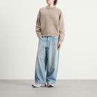 BEAMS Men's Balloon Wide Denim Jeans in Indigo