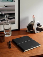 Serapian - Large Logo-Print Full-Grain Cachemire Leather Notebook