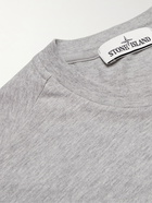 Stone Island - Logo-Appliquéd Cotton-Jersey T-Shirt - Gray