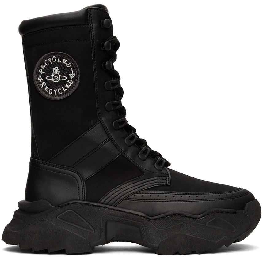 Vivienne Westwood Black Army Romper Boots Vivienne Westwood