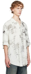 Balenciaga Off-White S/S Minimal Shirt