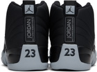 Nike Jordan Black & Gray Air Jordan 12 Retro Sneakers