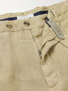 Boglioli - Slim-Fit Linen Suit Trousers - Neutrals