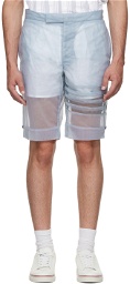 Thom Browne Gray 4-Bar Shorts