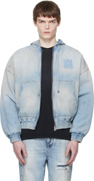 AMIRI Blue MA Zip Denim Jacket