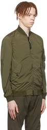 C.P. Company Khaki Nylon Bomber Jacket