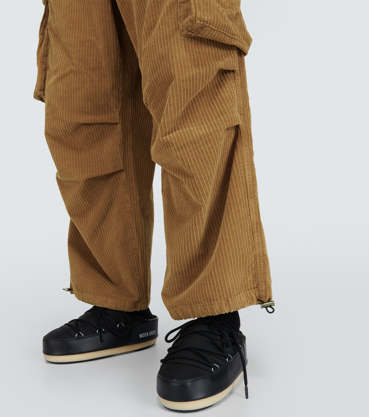 Alanui Velvet corduroy cargo pants