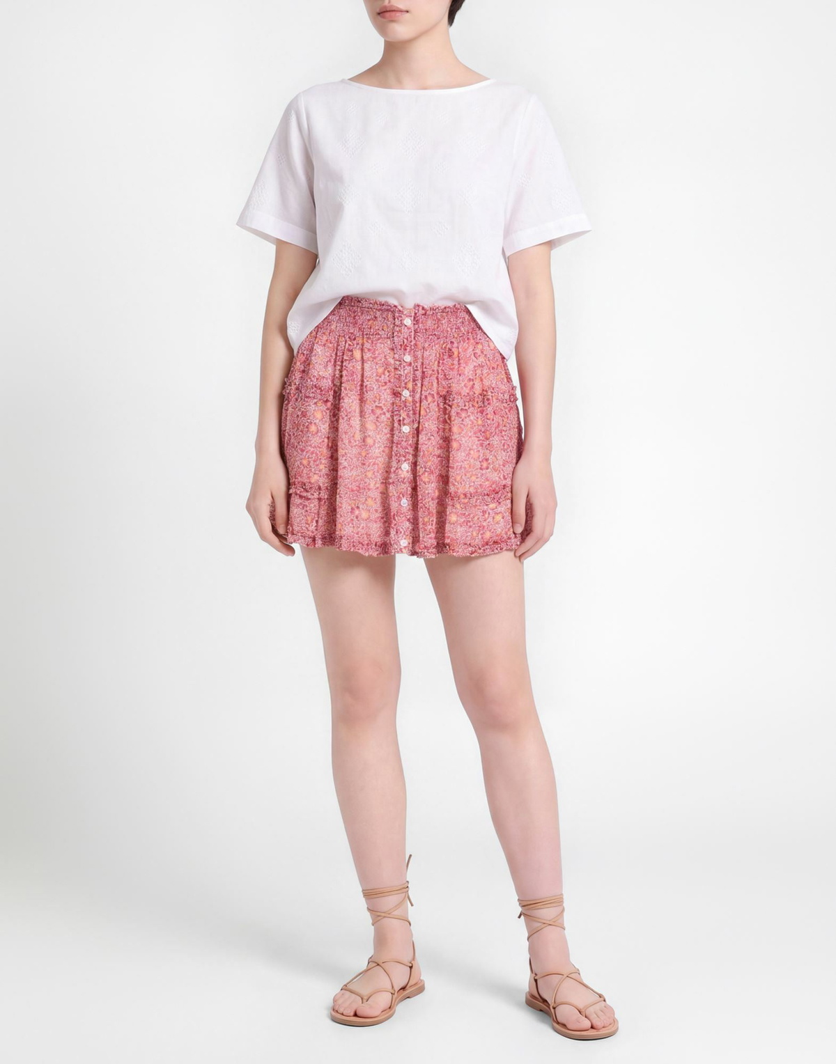 Poupette St Barth Womens Mini skirt in Pink