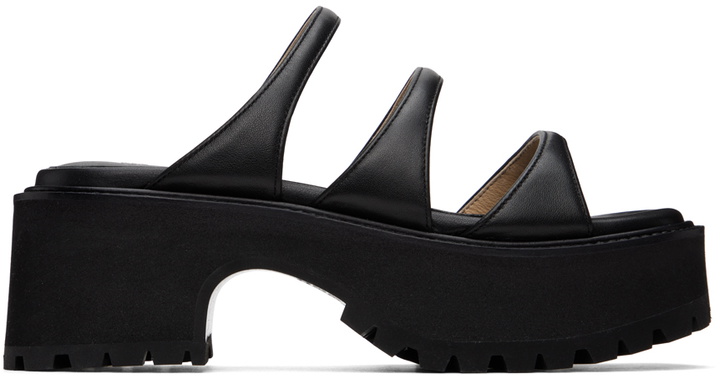 Photo: Marge Sherwood Black Platform Sandals