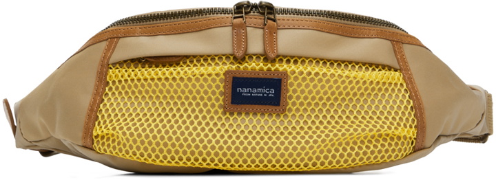 Photo: nanamica Beige Water Repellent Belt Bag