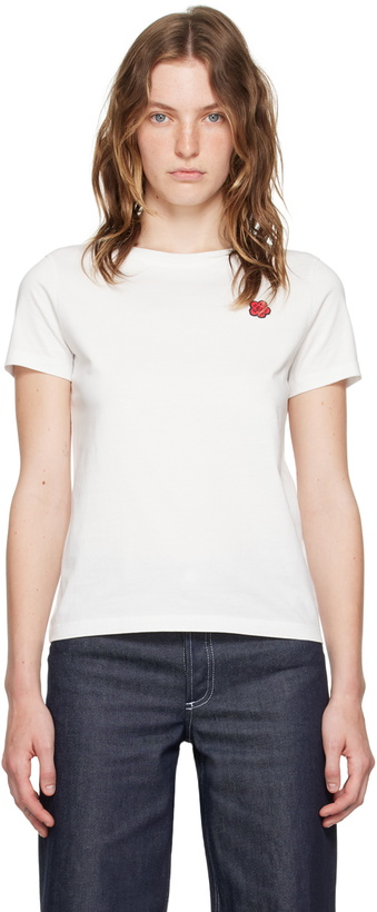 Photo: Kenzo White Kenzo Paris Boke Flower T-Shirt