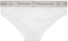 Vivienne Westwood Two-Pack White Logo Briefs