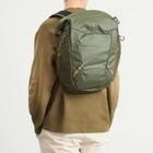 Osprey Transporter Zinch Backpack in Pine Leaf/Earl Grey 