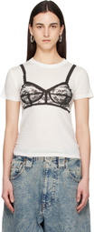 VAQUERA Off-White Bra T-shirt