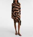 Pucci Labirinto jersey minidress