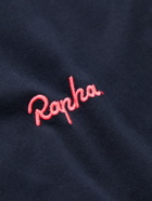 RAPHA - Logo-Embroidered Cotton-Jersey T-Shirt - Blue