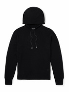 TOM FORD - Logo-Embroidered Cashmere Hoodie - Black