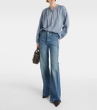 Nili Lotan Neville cotton poplin blouse
