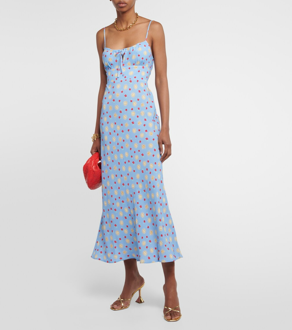 【Rixo】 Lanieプリントミディドレス Rixo Lanie printed midi dress Rixo