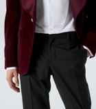 Dolce&Gabbana Wool and silk-blend tuxedo pants