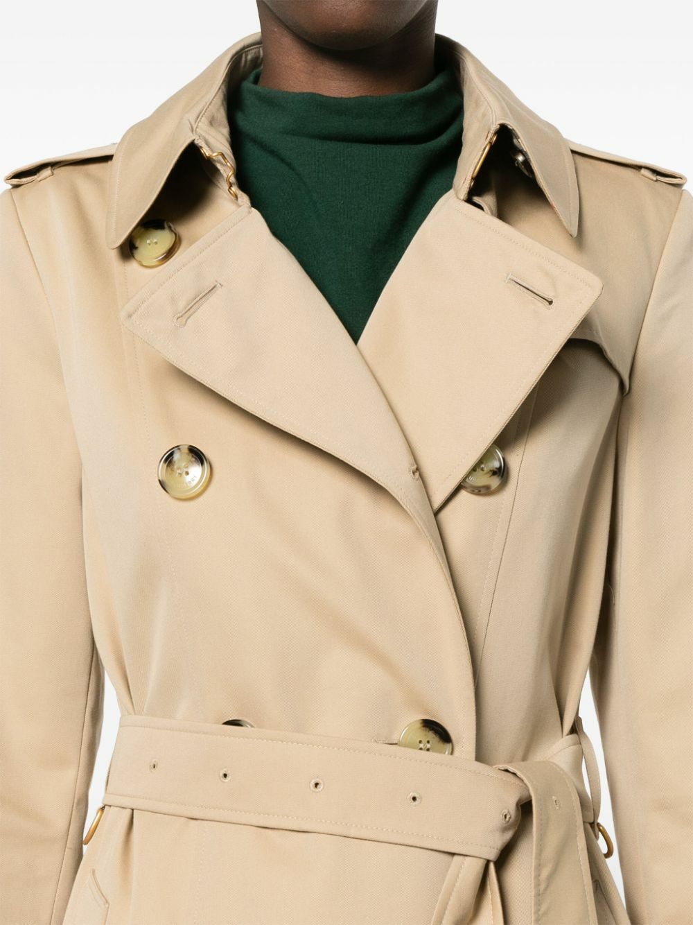BURBERRY - Chelsea Cotton Trench Coat Burberry