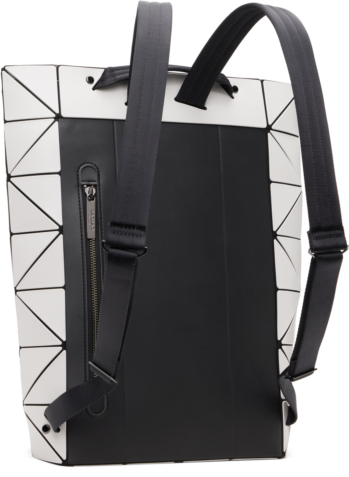 BAO BAO ISSEY MIYAKE Off-White Blocky Backpack