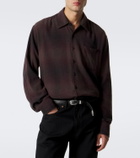 Our Legacy Above checked cotton-blend shirt