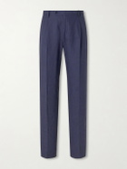 Rubinacci - Ciro Straight-Leg Linen Suit Trousers - Blue