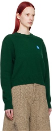 ADER error Green TRS Tag Sweater
