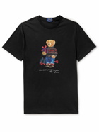 Polo Ralph Lauren - Printed Cotton-Jersey T-Shirt - Black