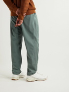 DIME - Classic Straight-Leg Logo-Print Stretch-Jersey Track Pants - Green