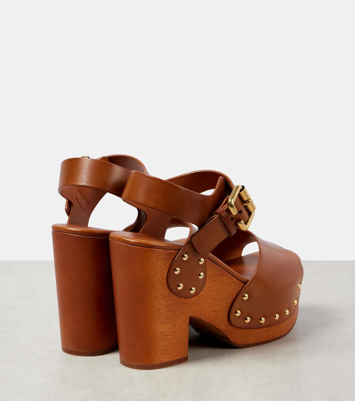 Chloé Jeannette 60 leather platform sandals Chloe
