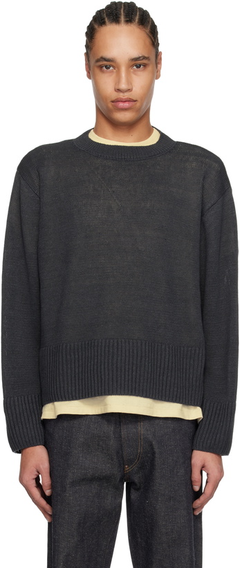 Photo: Taiga Takahashi Gray Lot. 525 Crewneck Sweater