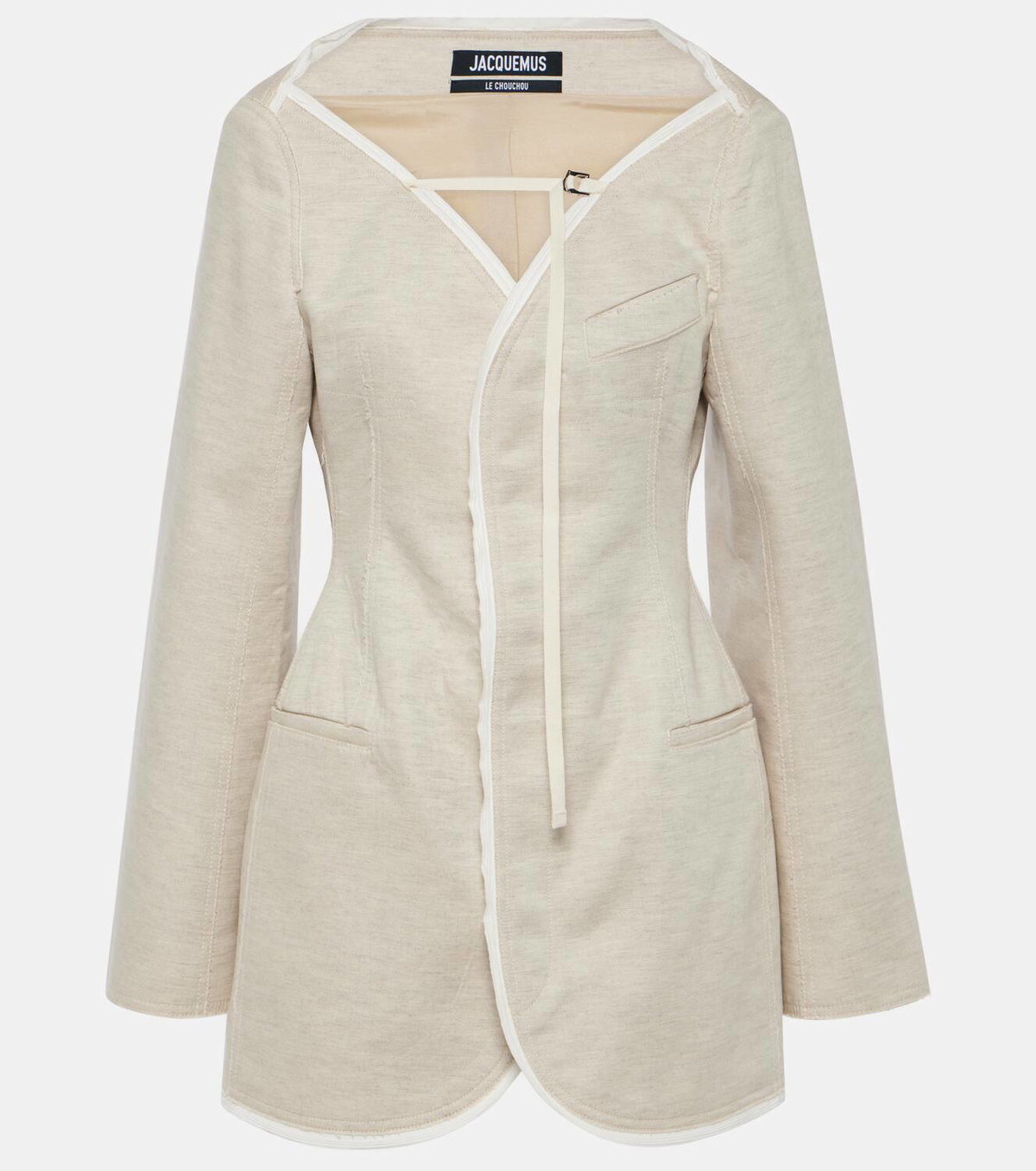 Jacquemus La Robe Peplo Courte ドレープドレス Jacquemus/ジャックムス｜'La Robe Peplo Courte' ドレス