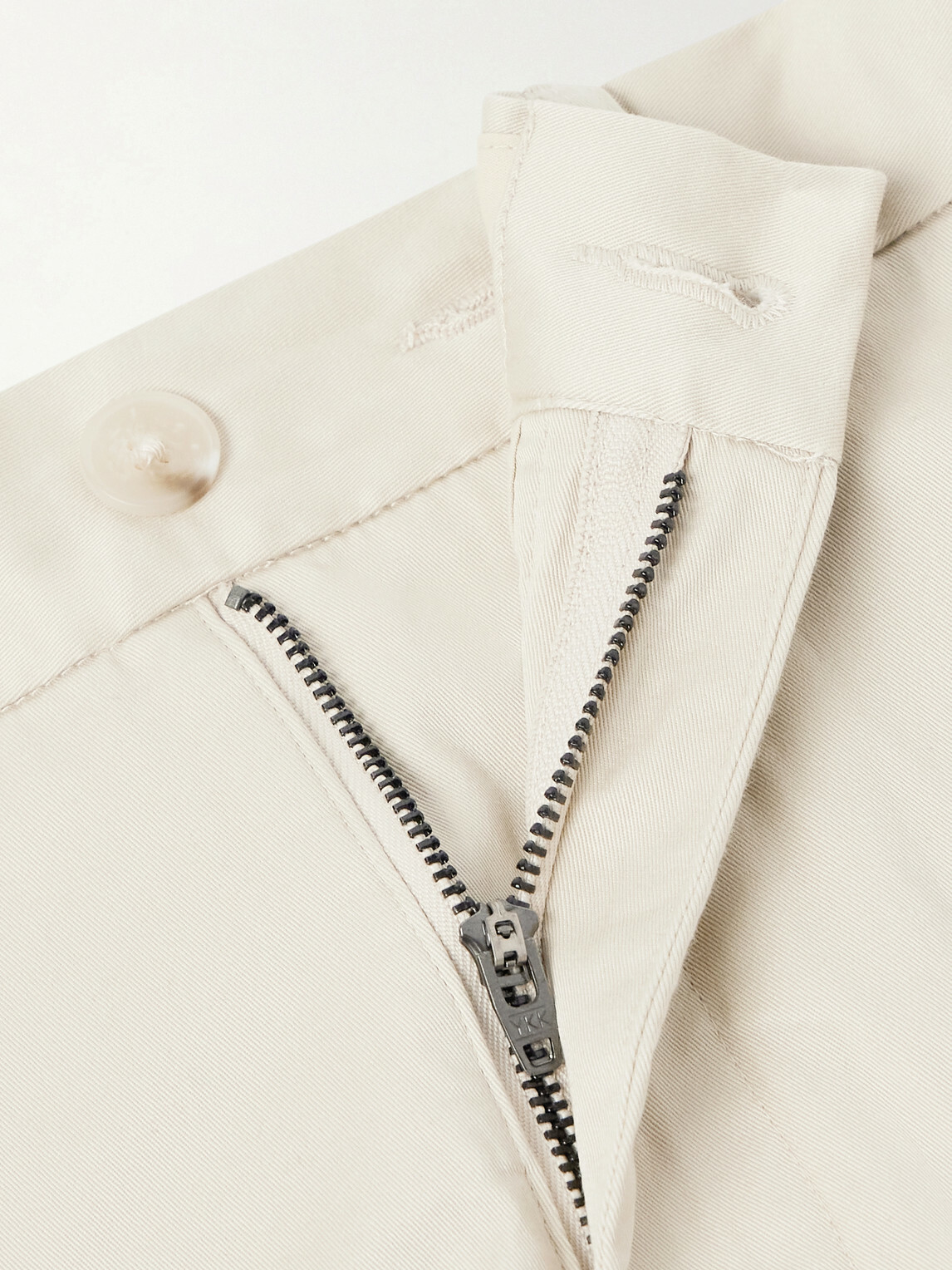 Onia - Straight-Leg Cotton-Blend Trousers - Neutrals