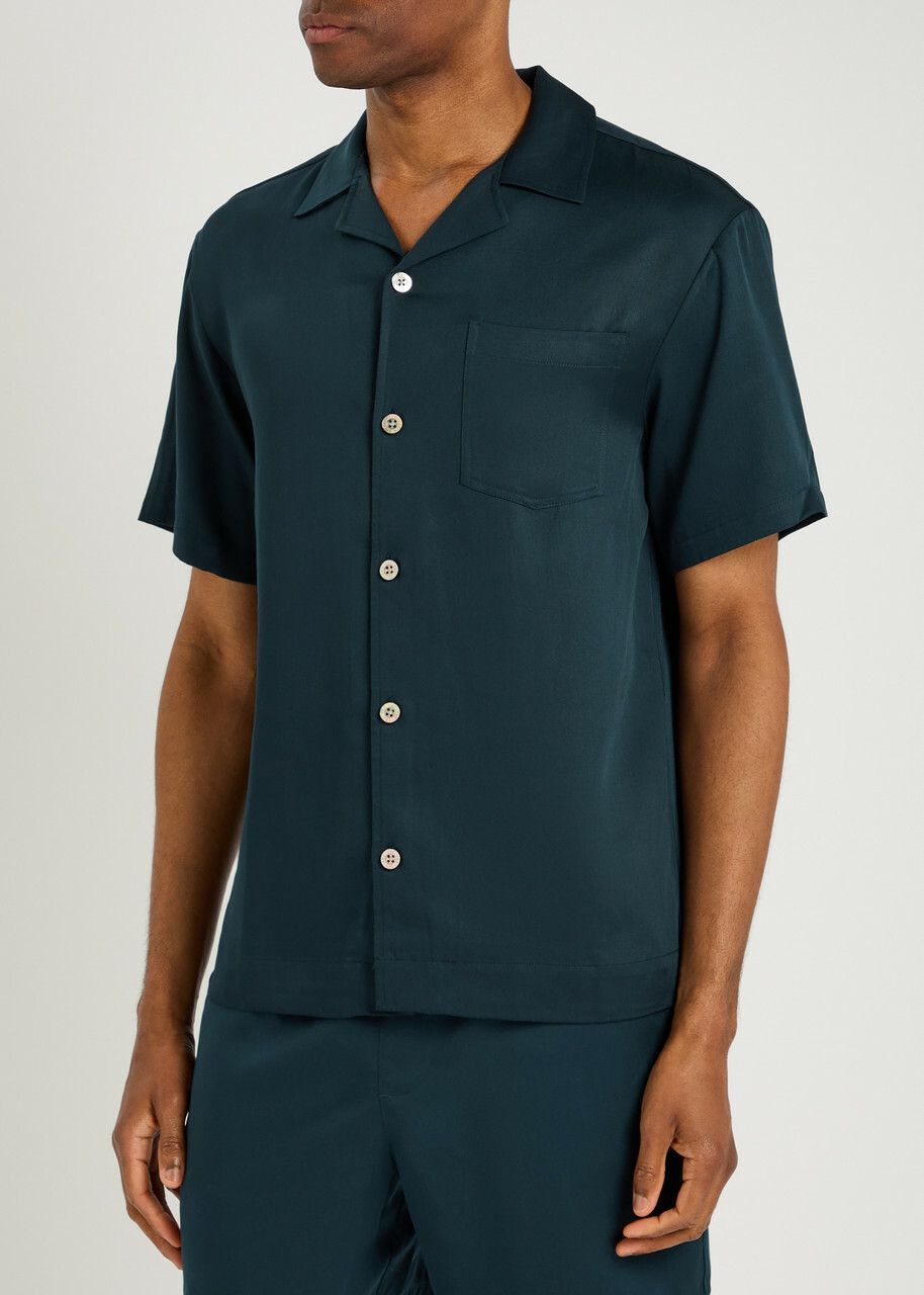 Che Tencel Shirt Navy